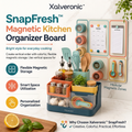 Xalveronic™ SnapFresh Magnetic Kitchen Organizer Board