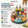 Xalveronic™ TwistMate 360° Rotating Kitchen Storage Tray